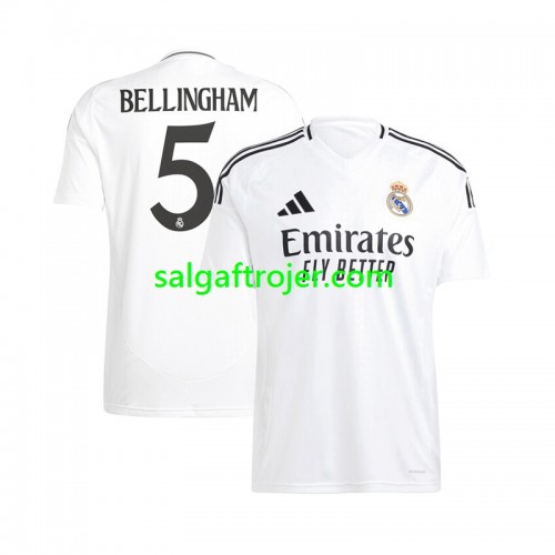 Real Madrid Jude Bellingham 5 Fodboldtrøjer Hjemmebanesæt 2024/25 Kort ærmer Real Madrid Jude Bellingham 5 Fodboldtrøjer Hjemmebanesæt 2024/25 Kort ærmer